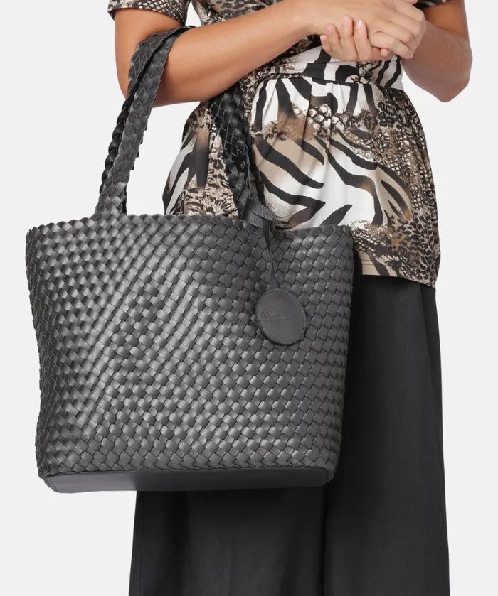 Accessories Ilse Jacobsen Bags Tote Bag 8211 Black Gun Metal