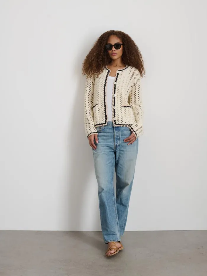 Alex Mill Ella HandCrochet Cardigan Women Sweaters
