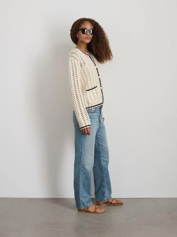 Alex Mill Ella HandCrochet Cardigan Women Sweaters