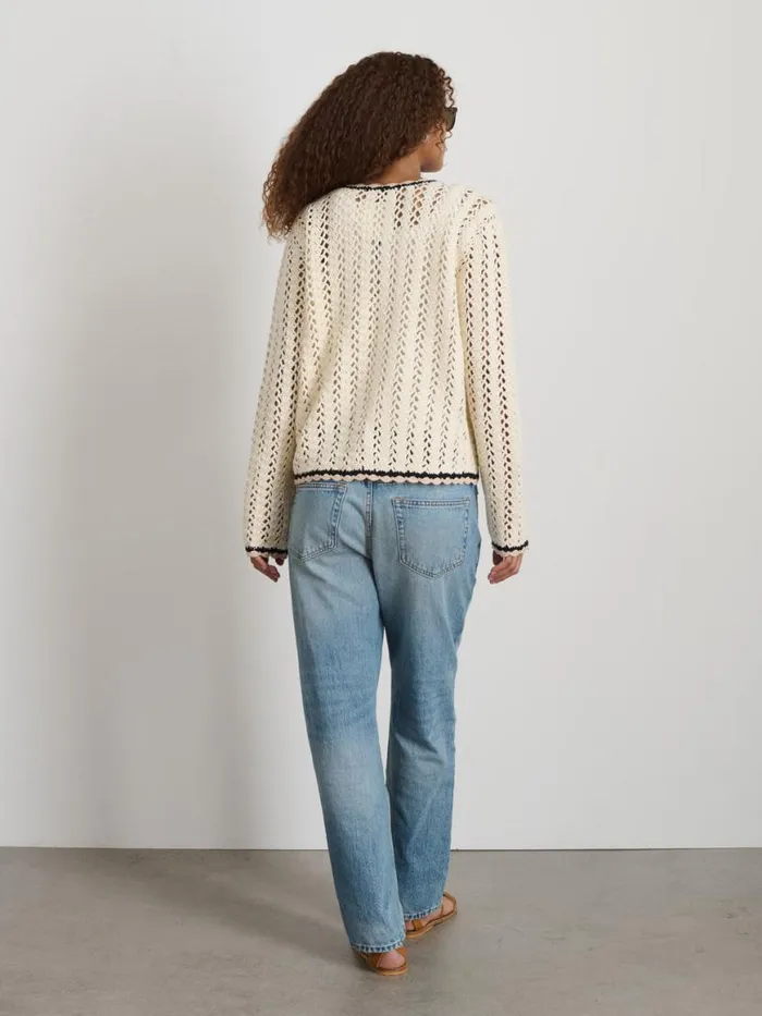 Alex Mill Ella HandCrochet Cardigan Women Sweaters