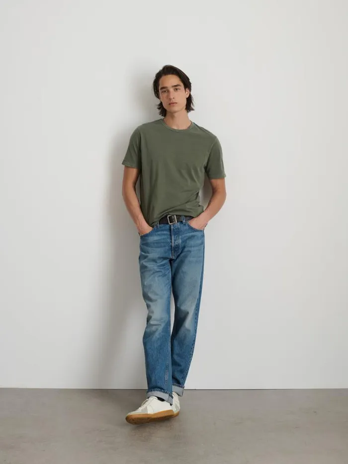 Alex Mill Lightweight Mercer Tee Olive Men Tees Polos