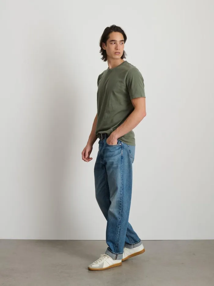 Alex Mill Lightweight Mercer Tee Olive Men Tees Polos