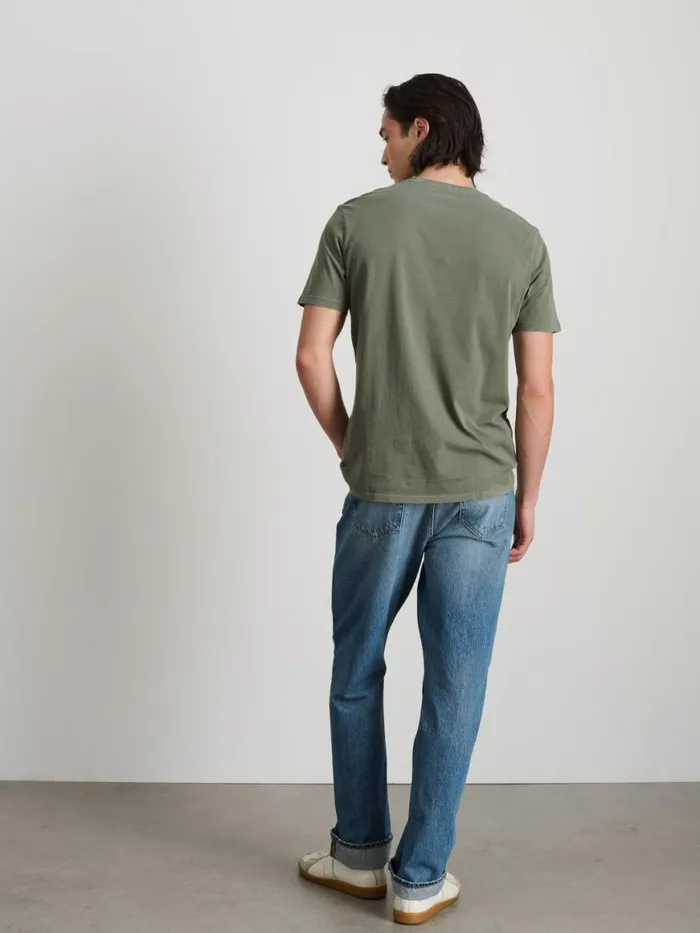 Alex Mill Lightweight Mercer Tee Olive Men Tees Polos