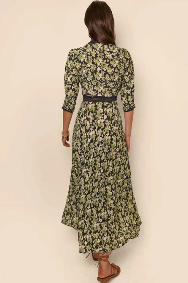 Amina Marais Floral Green Women RIXO Dresses Amina Marais Floral Green Women RIXO Dresses