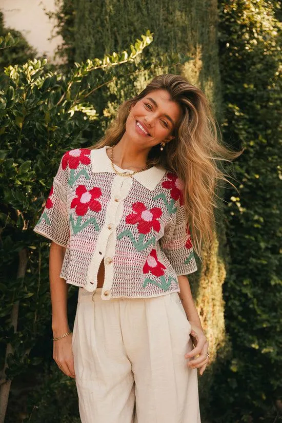 Bohme Cozette Floral Cardigan Multi Women Jackets