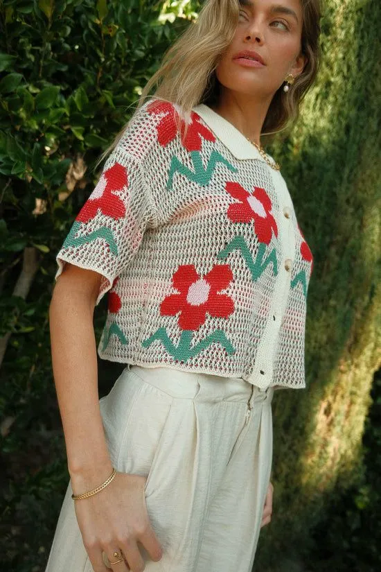 Bohme Cozette Floral Cardigan Multi Women Jackets