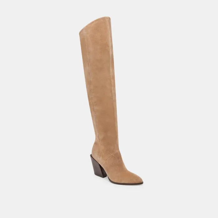 Boots and Booties Women Dolce Vita Lupin Boots Mushroom Suede