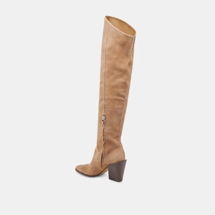 Boots and Booties Women Dolce Vita Lupin Boots Mushroom Suede
