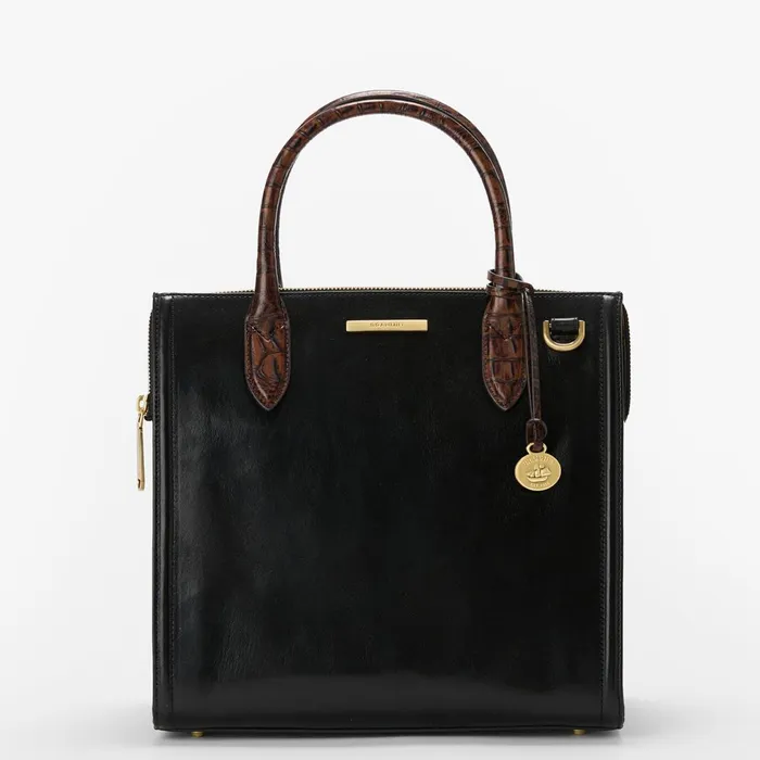 Brahmin Satchels Caroline Black Tuscan 8211 Women