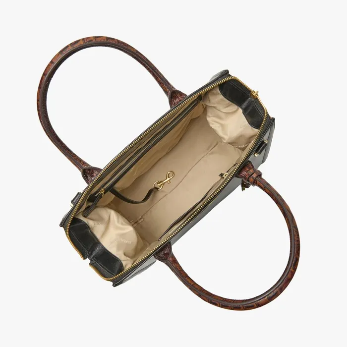 Brahmin Satchels Caroline Black Tuscan 8211 Women Brahmin Satchels Caroline Black Tuscan 8211 Women