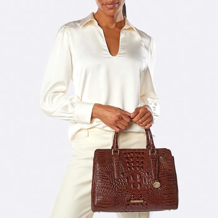 Brahmin Satchels Small Finley Matcha Green 8211 Women Brahmin Satchels Small Finley Matcha Green 8211 Women