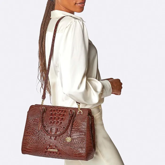 Brahmin Satchels Small Finley Matcha Green 8211 Women Brahmin Satchels Small Finley Matcha Green 8211 Women