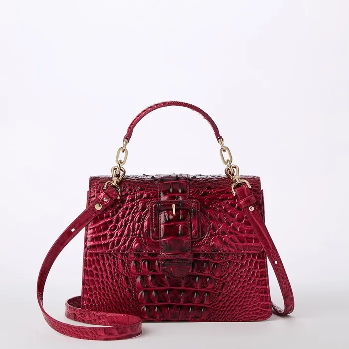 Brahmin Satchels Small Hallie Merlot Ombre 8211 Women