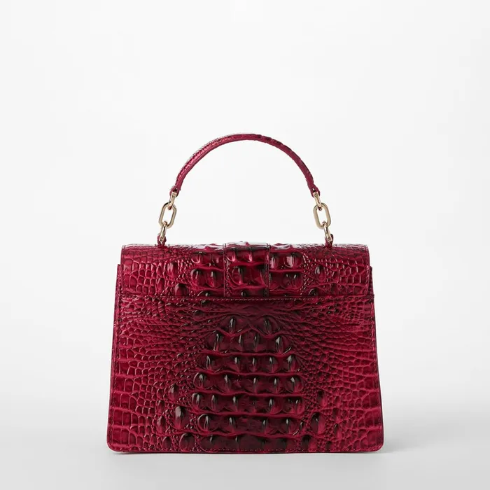 Brahmin Satchels Small Hallie Merlot Ombre 8211 Women Brahmin Satchels Small Hallie Merlot Ombre 8211 Women