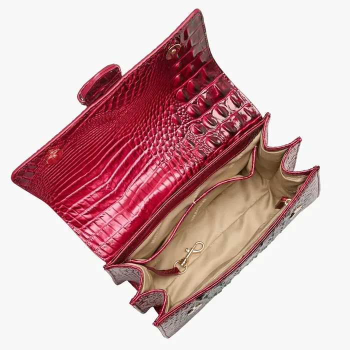 Brahmin Satchels Small Hallie Merlot Ombre 8211 Women Brahmin Satchels Small Hallie Merlot Ombre 8211 Women