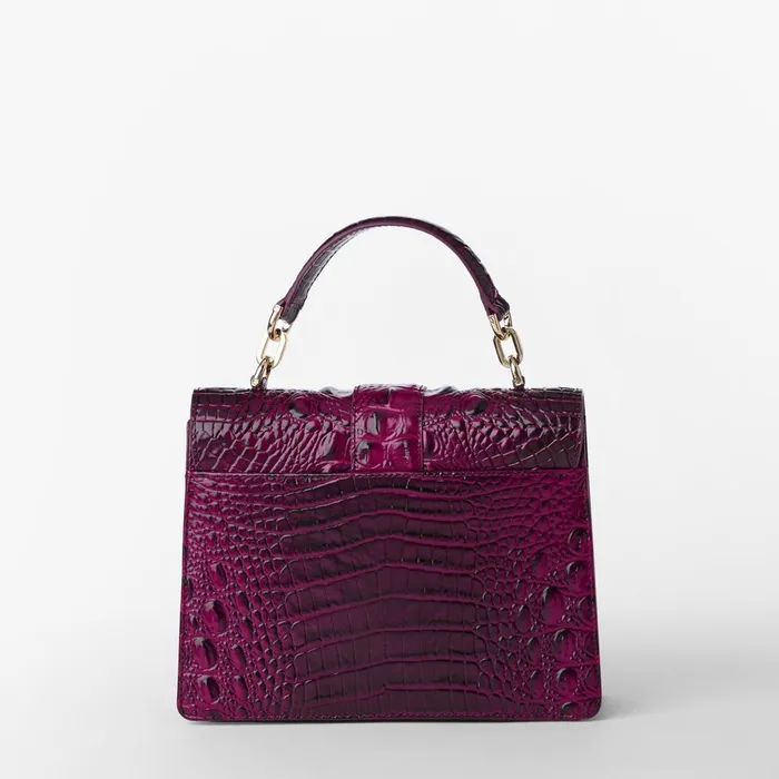 Brahmin Satchels Small Hallie Sugar Plum Melbourne 8211 Women Brahmin Satchels Small Hallie Sugar Plum Melbourne 8211 Women