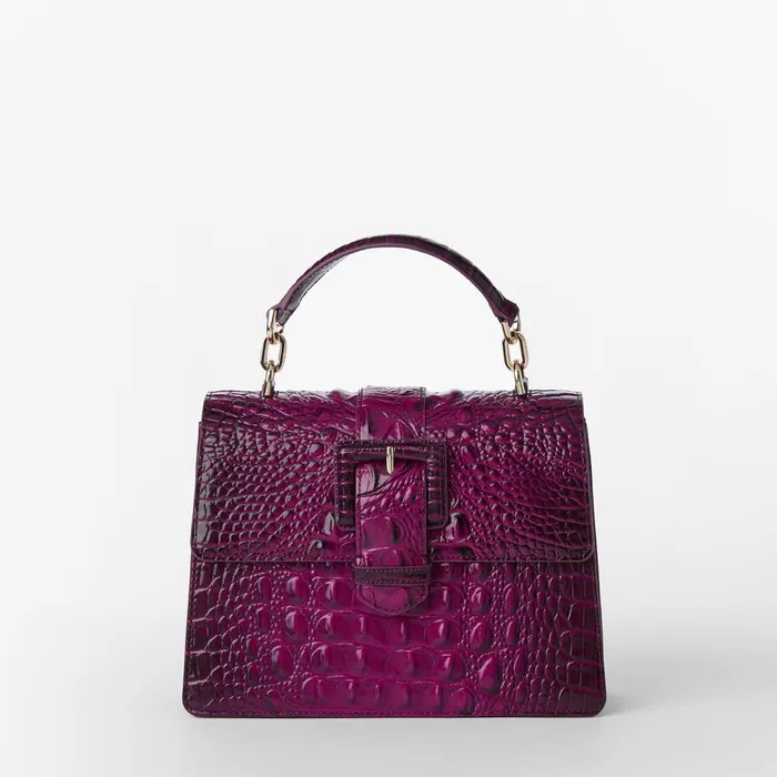 Brahmin Satchels Small Hallie Sugar Plum Melbourne 8211 Women Brahmin Satchels Small Hallie Sugar Plum Melbourne 8211 Women