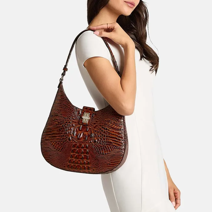 Brahmin Shoulder Bags Fallon Tropic Blue Melbourne 8211 Women Brahmin Shoulder Bags Fallon Tropic Blue Melbourne 8211 Women