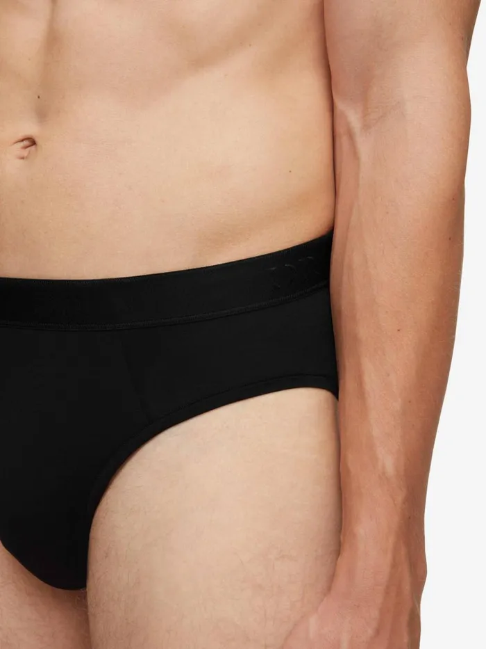 Briefs Men Derek Rose Briefs Jack Pima Cotton Stretch Black