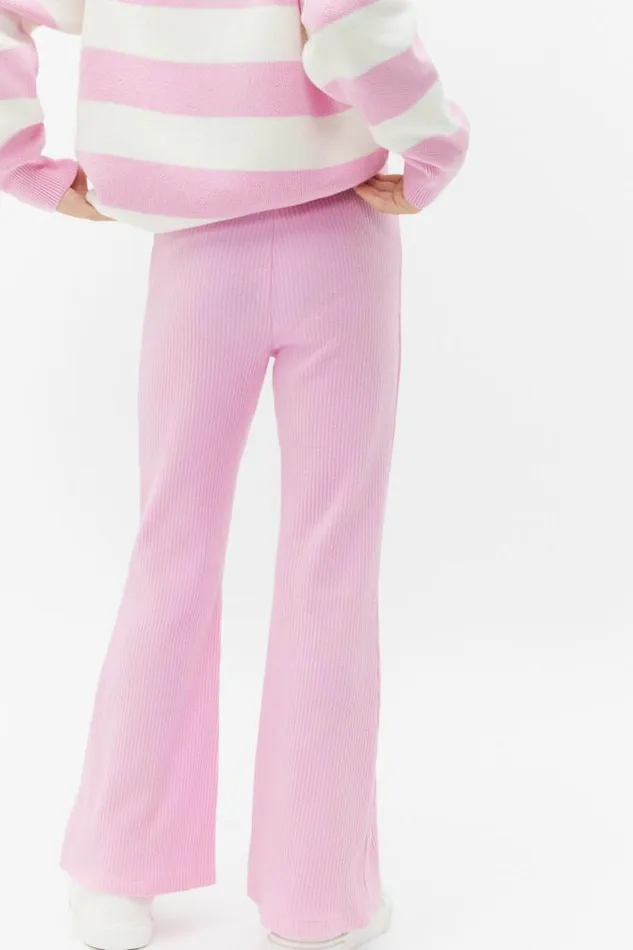 Child Pants Seed Heritage Essential Flare Legging Fairy Floss