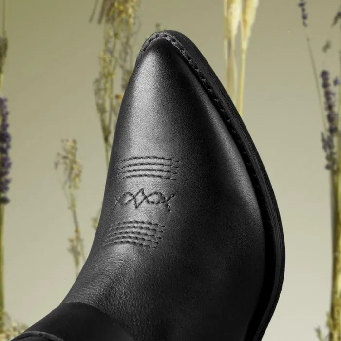 Clarks Morzine Rise Black Leather Mid Calf Boots Black Leather Women Black Boots