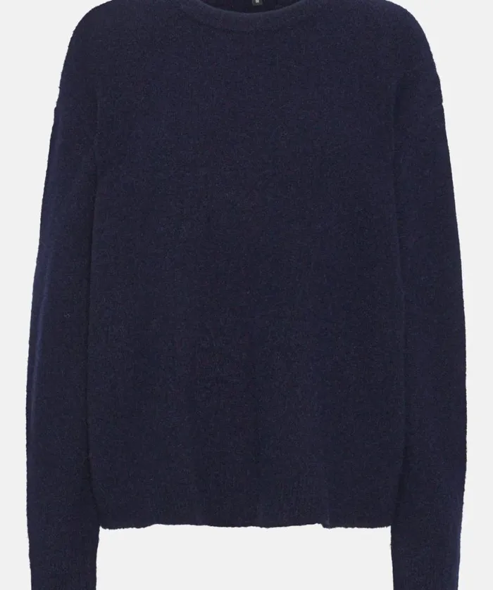 Clothing Ilse Jacobsen Knitwear Knit Blouse 8211 Dark Indigo