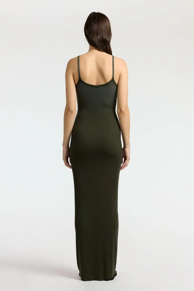 COTTON CITIZEN Verona Spaghetti Maxi Dress Alpine Cast Women Dresses Skirts COTTON CITIZEN Verona Spaghetti Maxi Dress Alpine Cast Women Dresses Skirts
