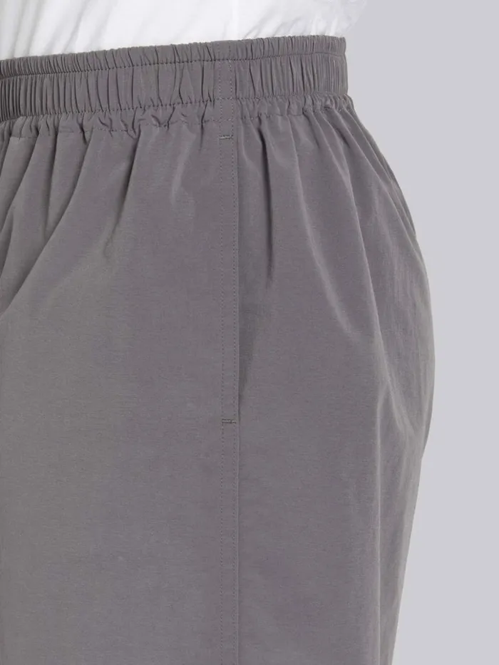 Elasticated Waistband Track Shorts Gray Men Thom Browne Trousers Elasticated Waistband Track Shorts Gray Men Thom Browne Trousers