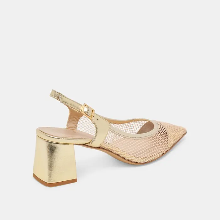 Flats and Loafers Women Dolce Vita Blondi Heels Blush Multi Mesh