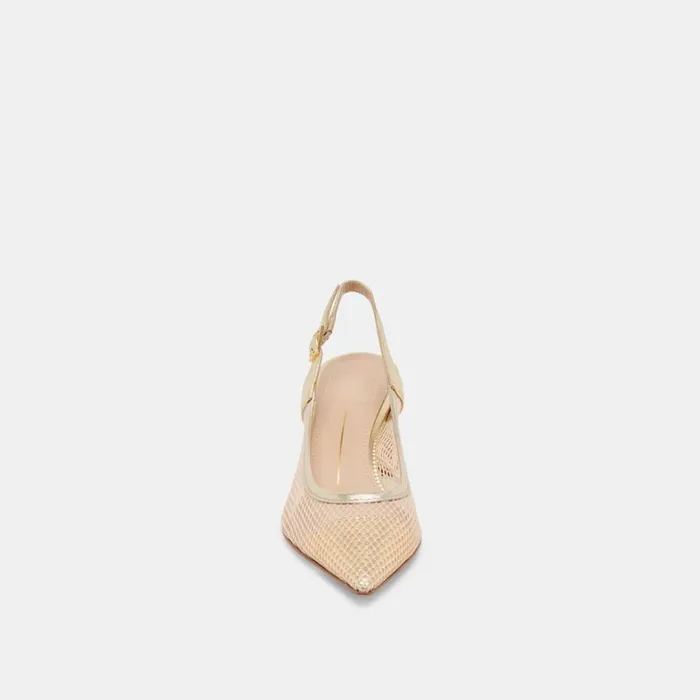 Flats and Loafers Women Dolce Vita Blondi Heels Blush Multi Mesh