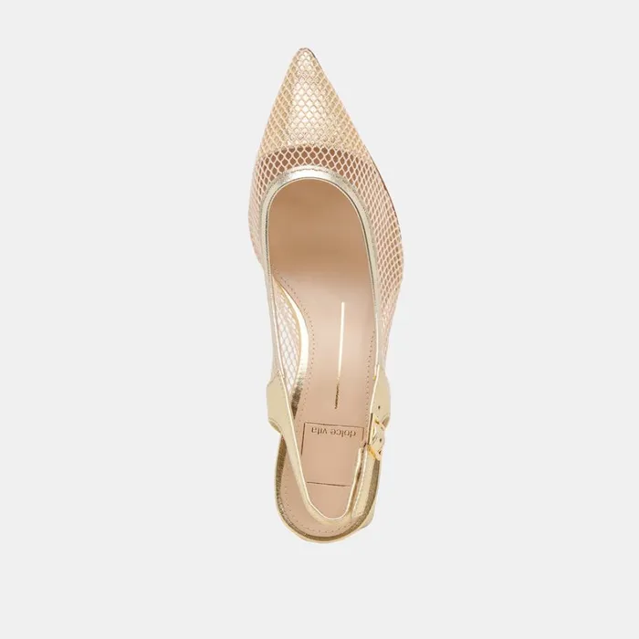 Flats and Loafers Women Dolce Vita Blondi Heels Blush Multi Mesh