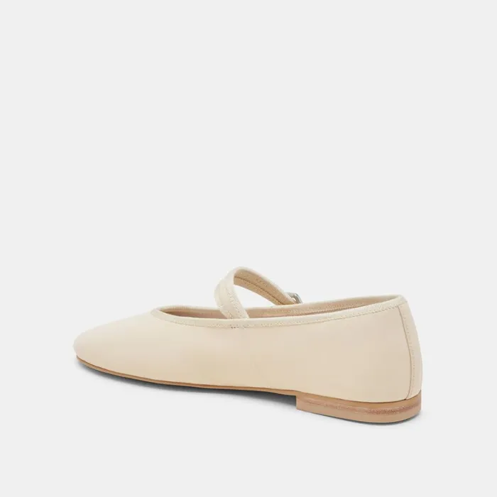 Flats and Loafers Women Dolce Vita Roslyn Ballet Flats Creme Leather