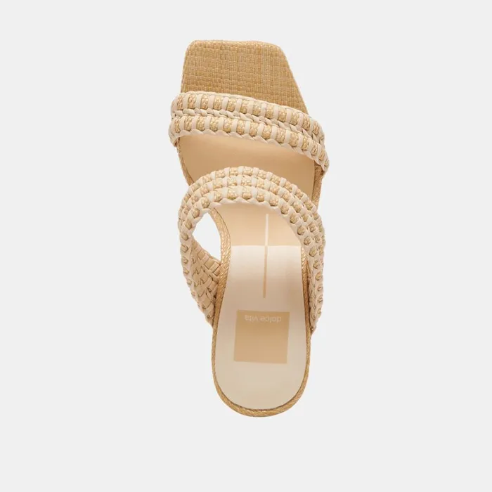 Heels Women Dolce Vita Alfred Heels Lt Natural Raffia