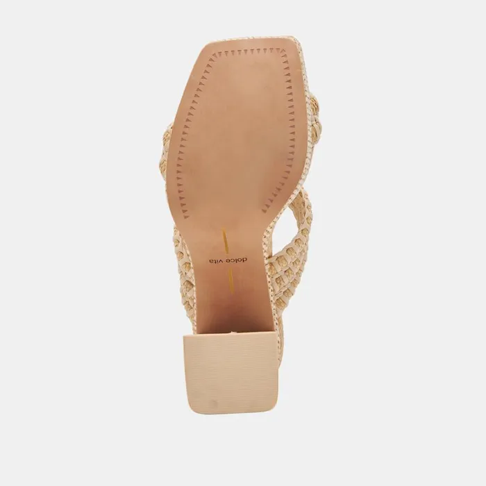 Heels Women Dolce Vita Alfred Heels Lt Natural Raffia