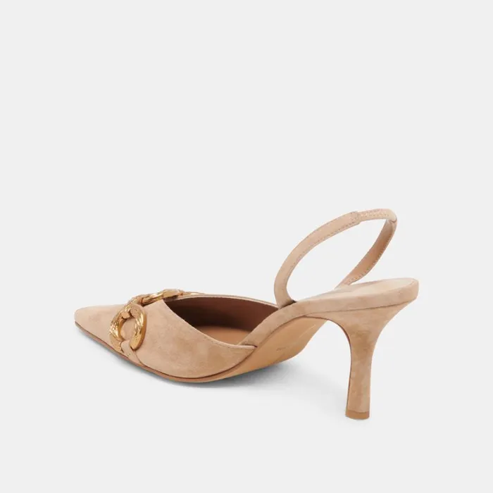 Heels Women Dolce Vita Haylee Heels Camel Suede