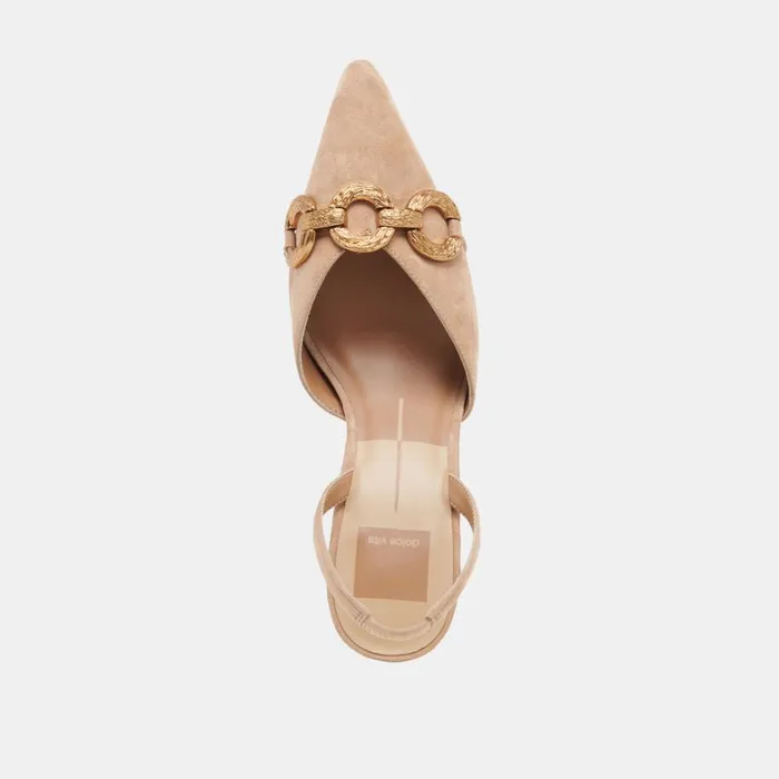 Heels Women Dolce Vita Haylee Heels Camel Suede