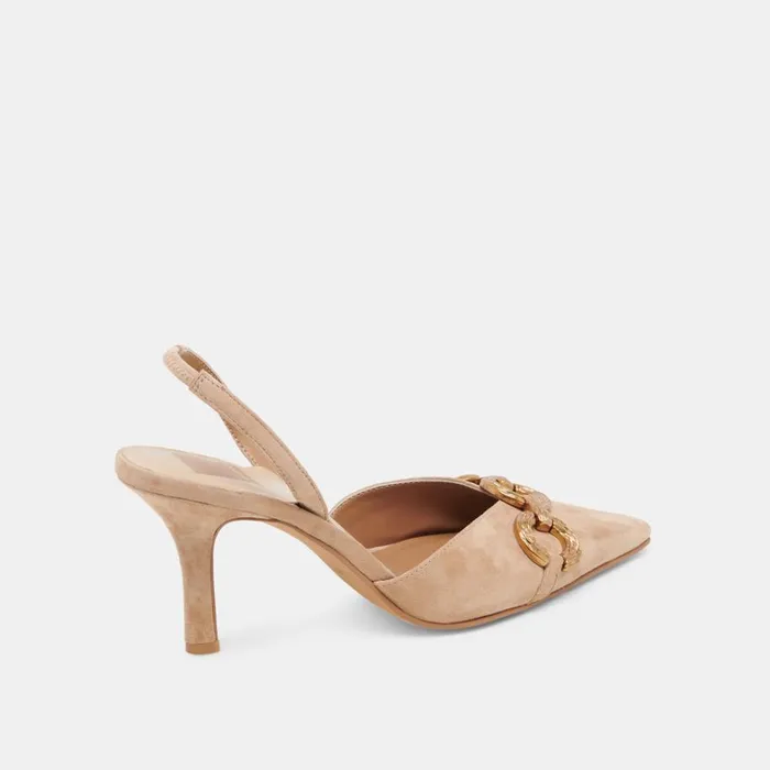 Heels Women Dolce Vita Haylee Heels Camel Suede