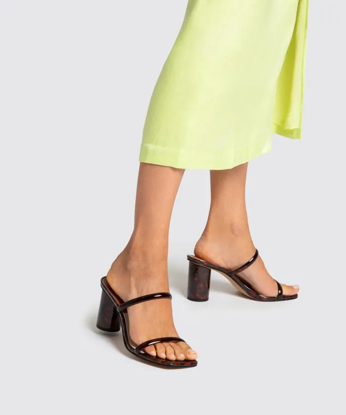 Heels Women Dolce Vita Noles Heels Tortoise