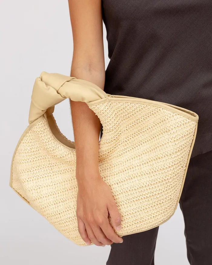 Hereu CASTELL RAFFIA 8211 Knottedhandle Tote Bag Women Tote Bags