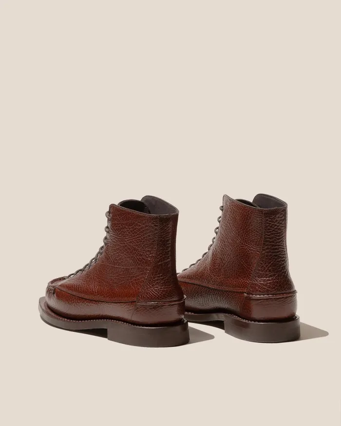 Hereu PRIEGO SQUARED BOOT GRAINY 8211 Lace Up Loafer Women Boots