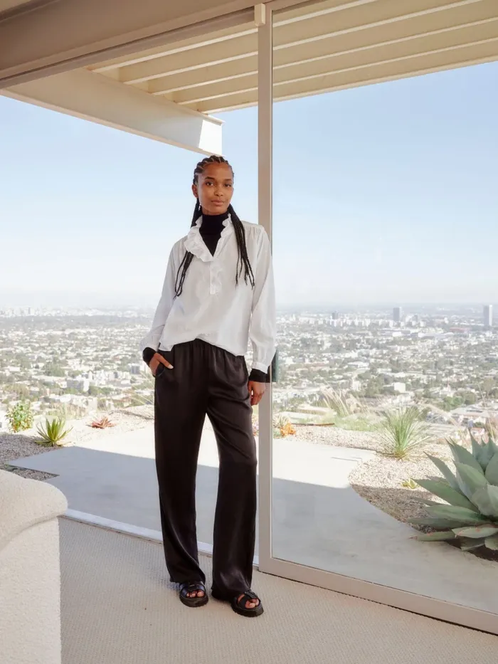 Jet Black Bella Pant Pants and Jumpsuits XRENA Women Jet Black Bella Pant Pants and Jumpsuits XRENA Women