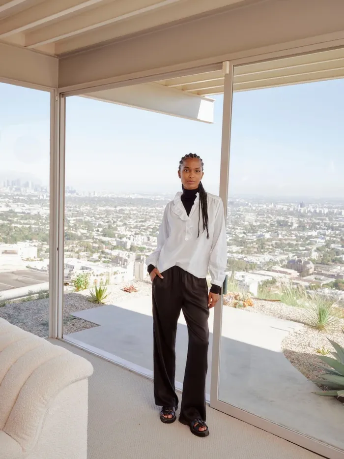 Jet Black Bella Pant Pants and Jumpsuits XRENA Women Jet Black Bella Pant Pants and Jumpsuits XRENA Women