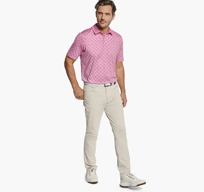 JohnstonandMurphy Polos and Tees Xc4 Performance Polo Pink Tonal Flamingo 8211 Men JohnstonandMurphy Polos and Tees Xc4 Performance Polo Pink Tonal Flamingo 8211 Men