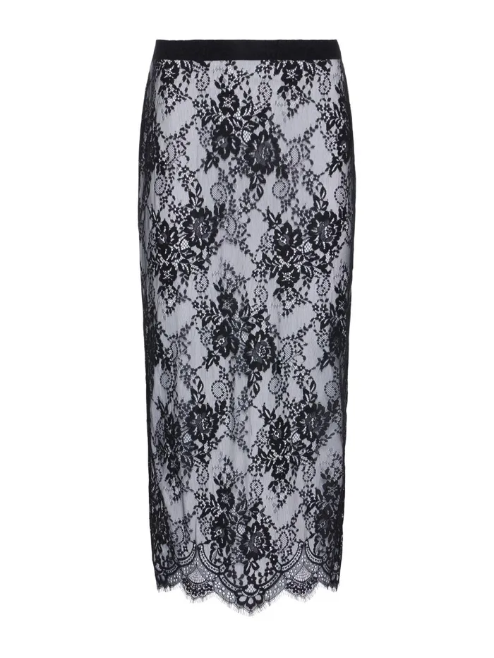 Makena Lace Pencil Skirt Black Women L039Agence Skirts Makena Lace Pencil Skirt Black Women L039Agence Skirts