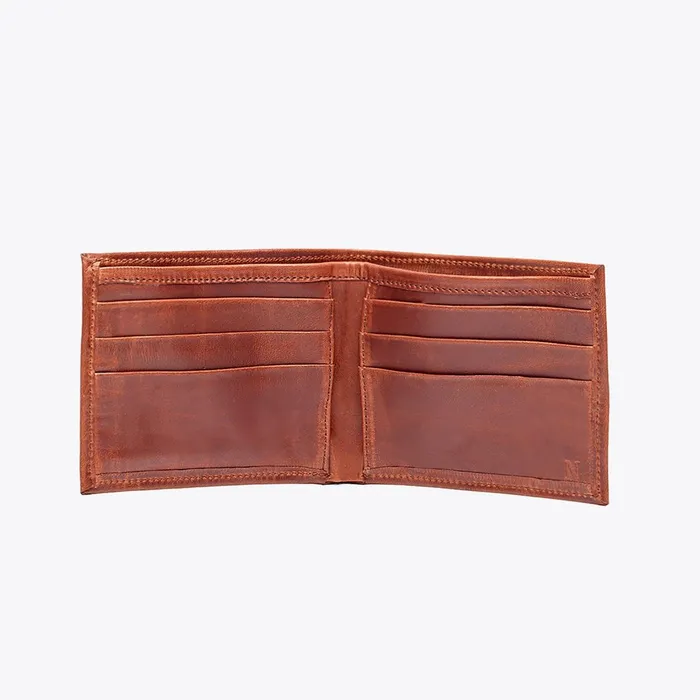 Men Brewer Wallet Brandy Nisolo Bags and Wallets