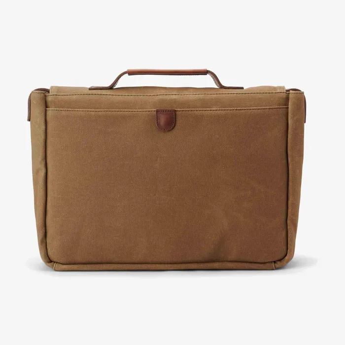 Men Loreto Messenger Bag Waxed Canvas Nisolo Bags and Wallets