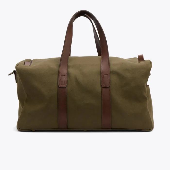 Men Luis Weekender Forest Green Nisolo Bags and Wallets
