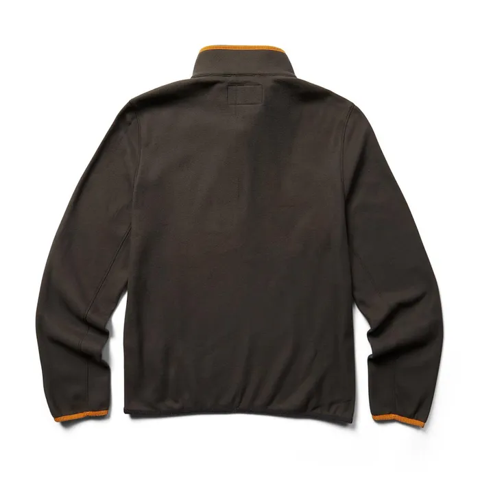 Men Polar Fleece 14 Zip Charcoal Wolverine Hoodies and Pullovers