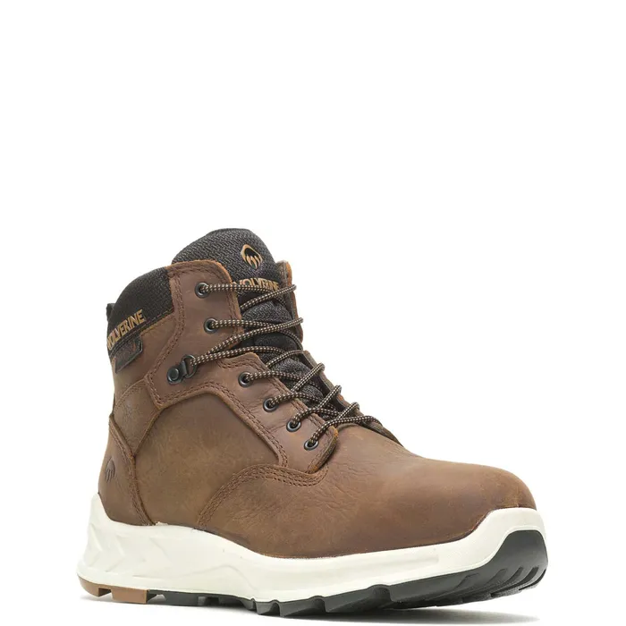 Men ShiftPLUS Work LX 6034AlloyToe Boot Brown Wolverine Safety Toe