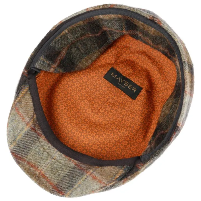 Men Sidney Plus British Lambswool Flat Cap Blue Mayser Flat Caps Men Sidney Plus British Lambswool Flat Cap Blue Mayser Flat Caps
